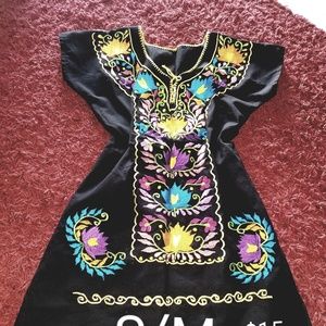 Mexican embroidered dress